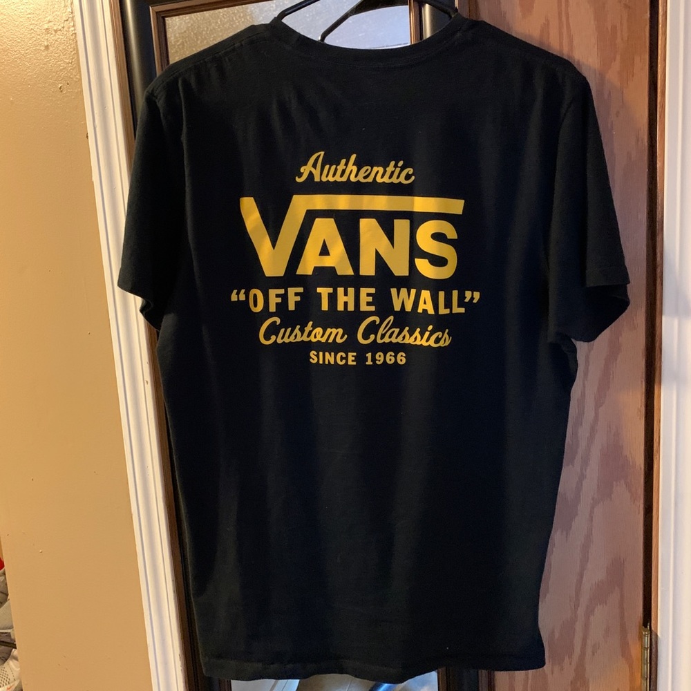 Lightly used medium black vans T-shirt